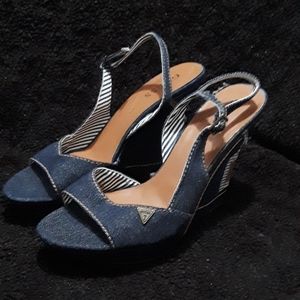 Guess jeans wedge shoes